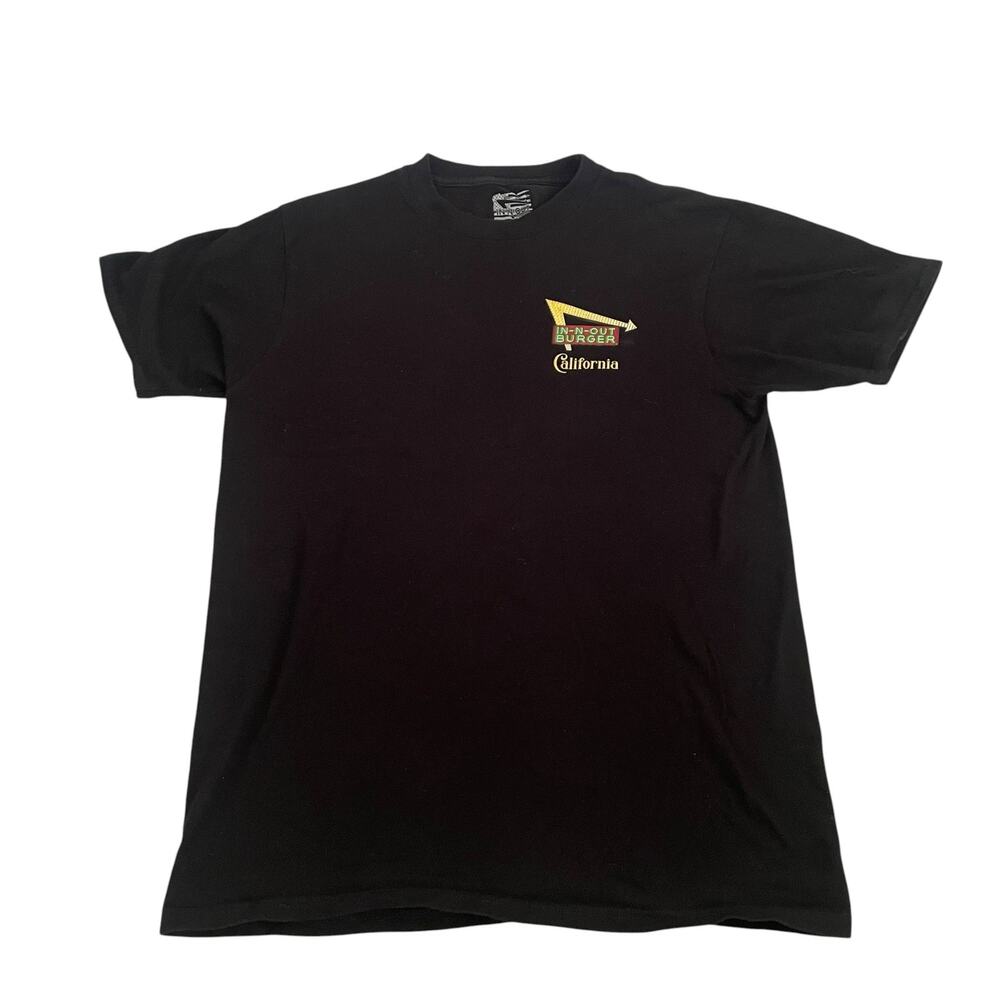 In N Out T-Shirt in Black Size Medium